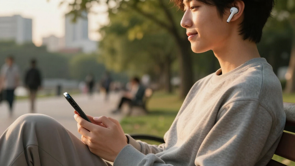wireless Bluetooth earbuds