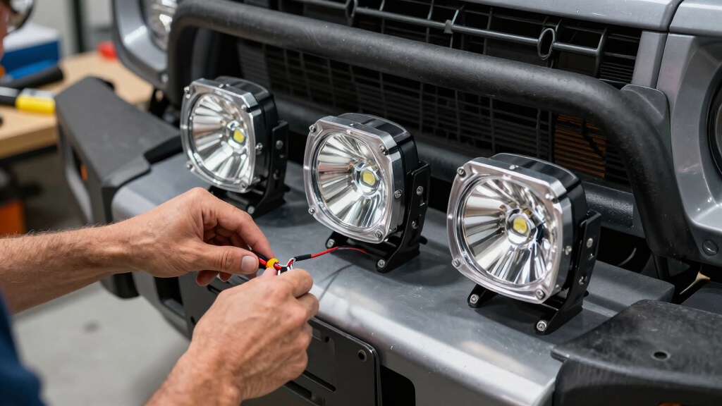 off-road vehicle LED light bars