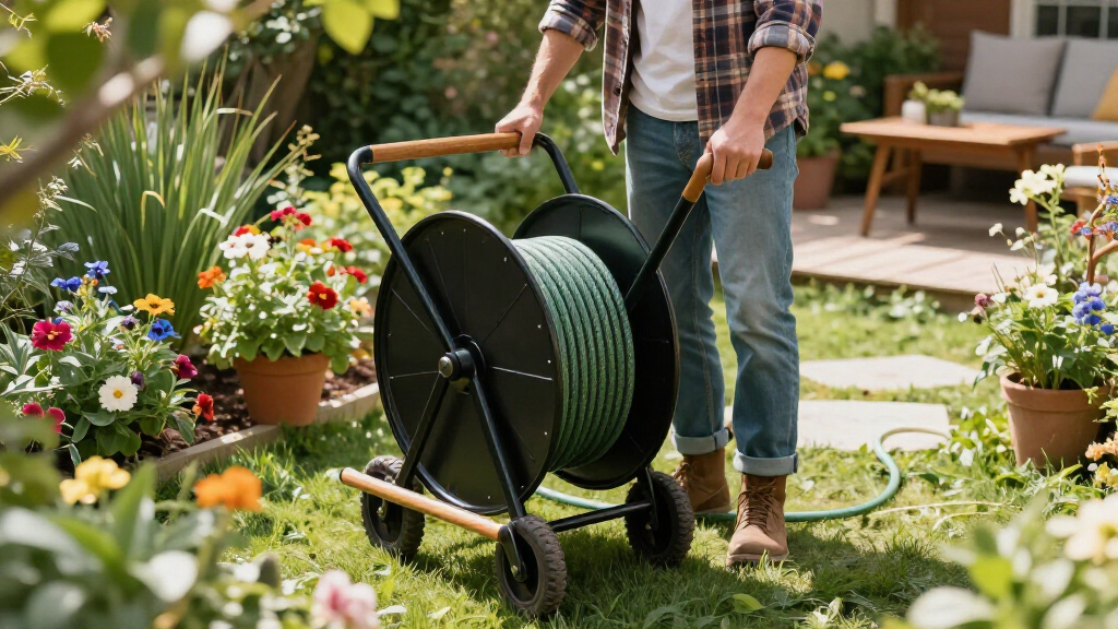 hose reel cart
