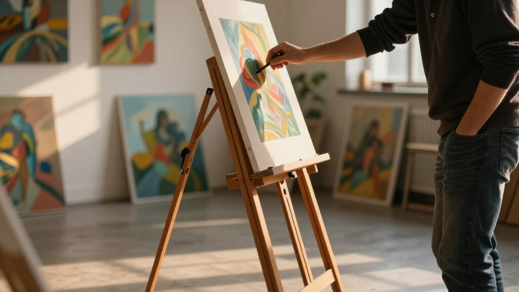 best floor easels for gallery display