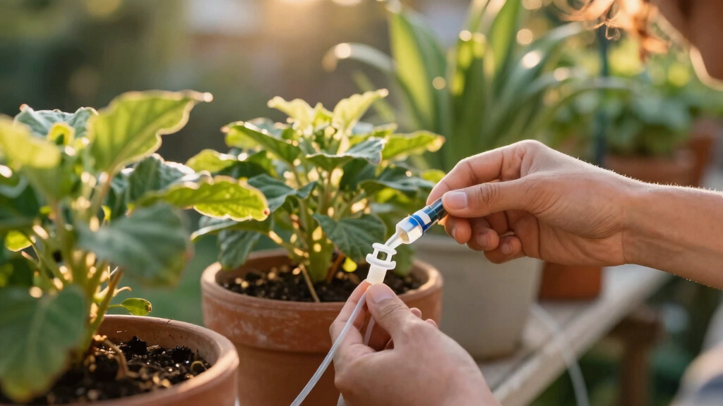best quarter inch drip tubing for potted plants