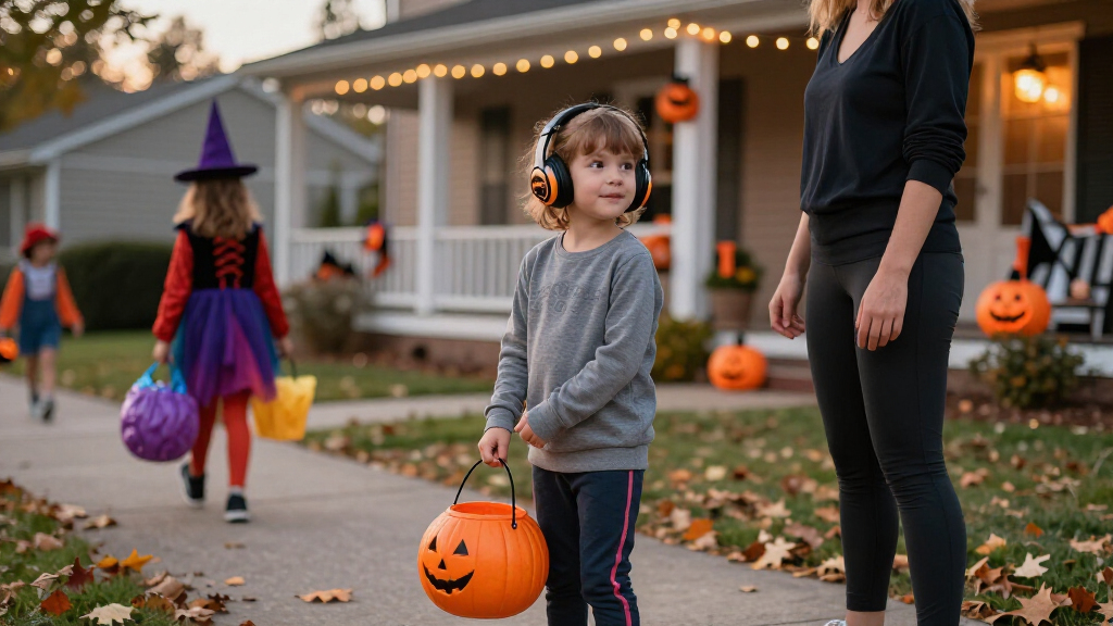 Halloween sensory friendly headphones