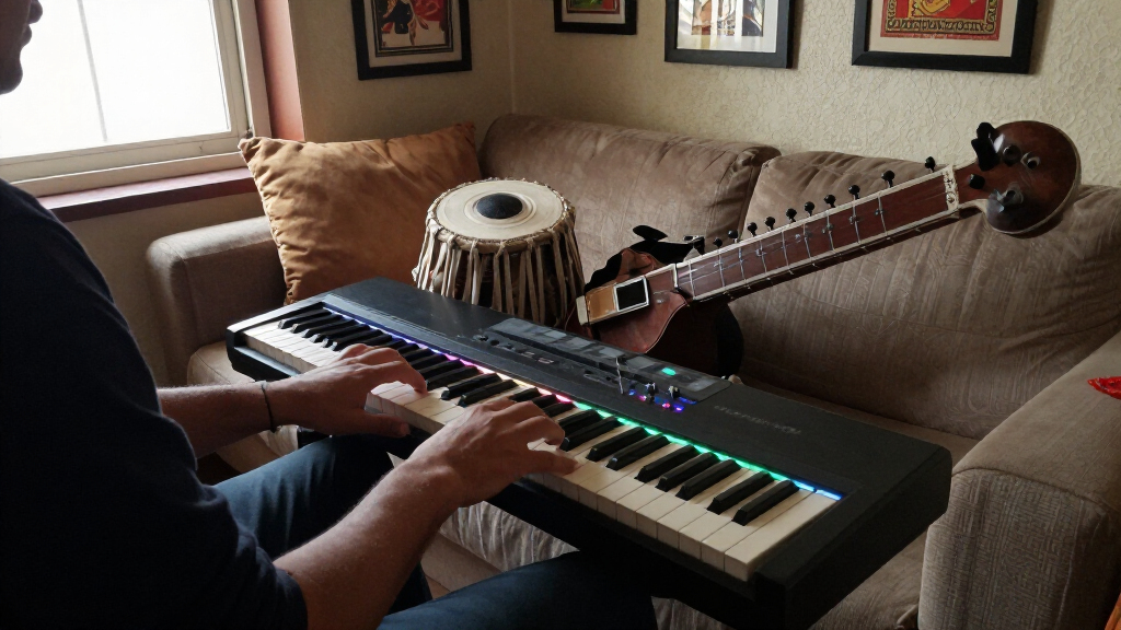 electronic keyboard with accompaniment for hindi songs