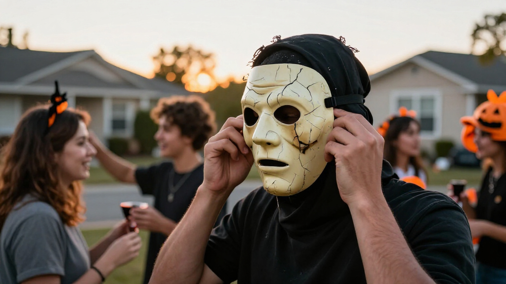 Halloween horror movie masks
