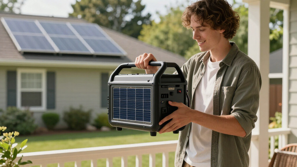 solar-powered backup generators