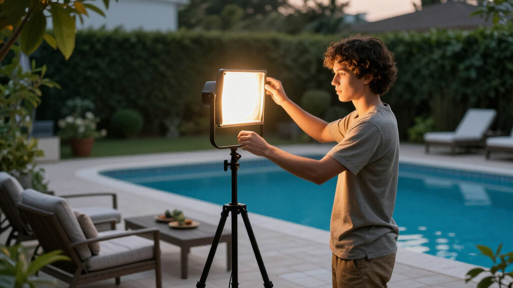 tripod work light 10000 lumens outdoor
