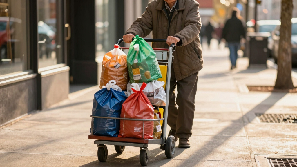 stair climbing carts for seniors groceries