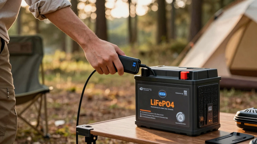 best smart charger for LiFePO4 camp batteries