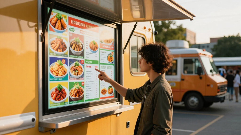 best restaurant digital menu boards for mobile kitchens