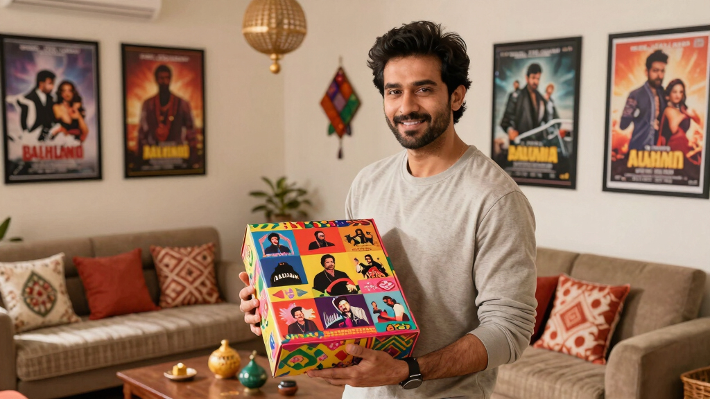 Bollywood-themed gift sets for dad