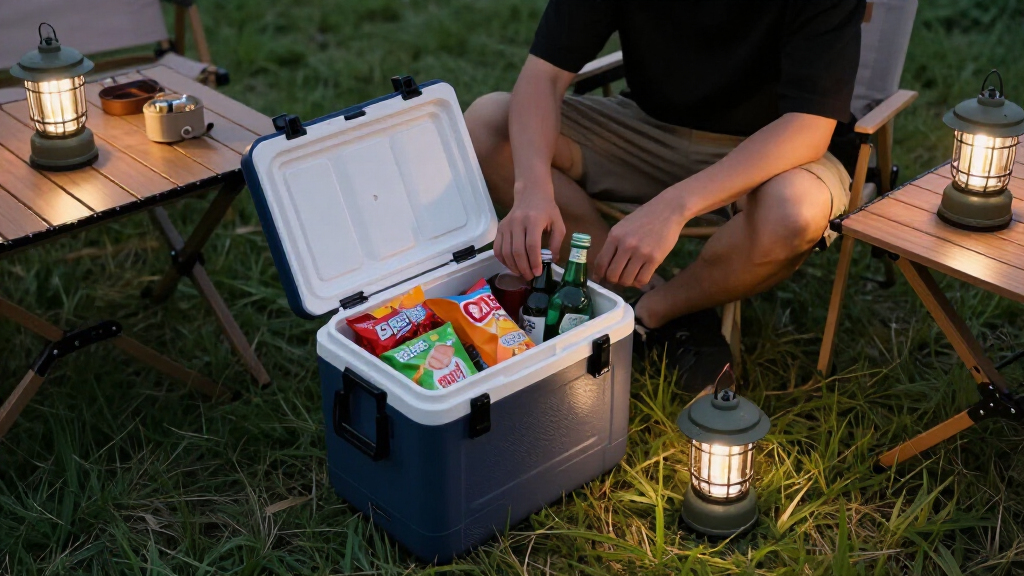 electric cooler for festival camping