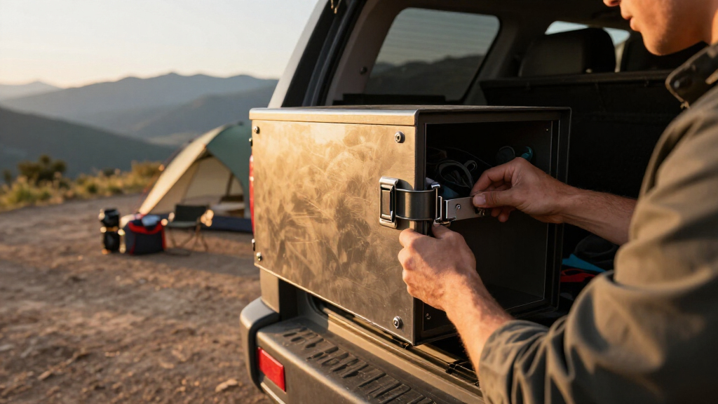 best lockable car storage box for off-grid road trips