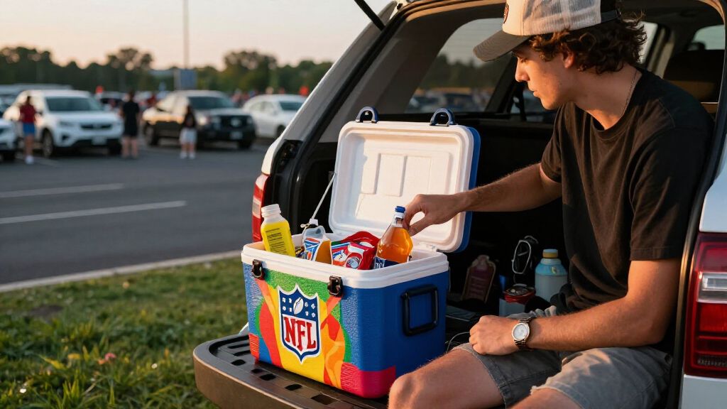 NFL tailgating coolers
