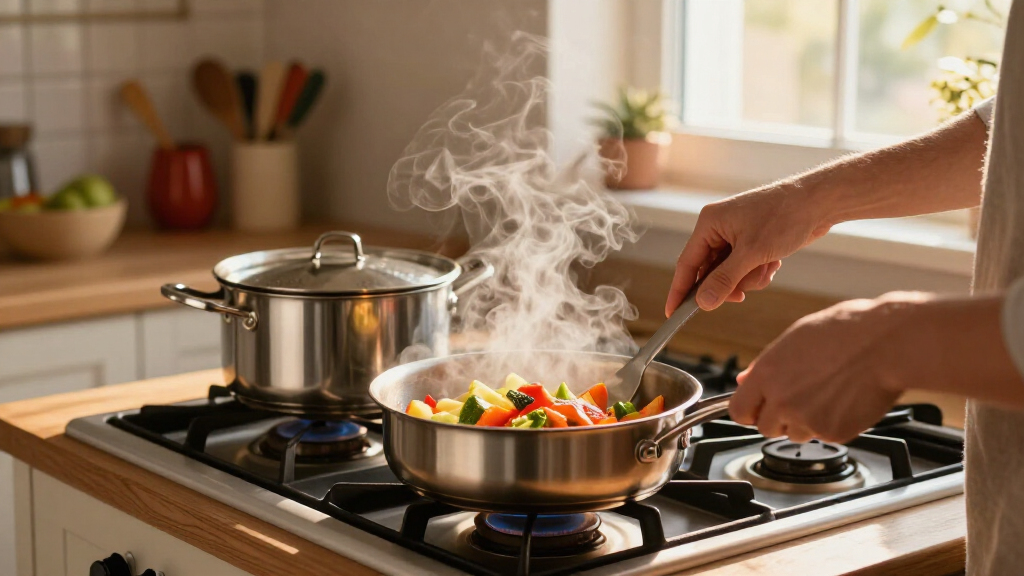 tri ply stainless steel cookware set under 1000