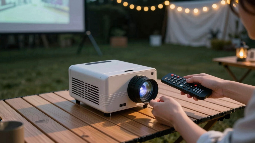 outdoor movie projectors