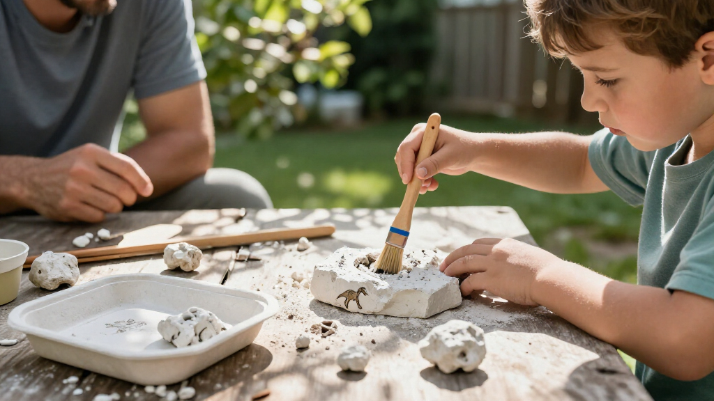 children's dinosaur fossil excavation kits