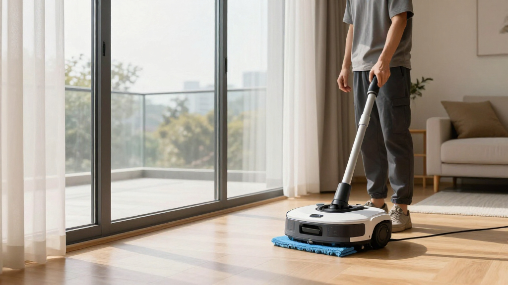 window cleaning robot with reusable pads