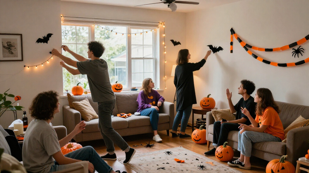 Halloween-themed party games