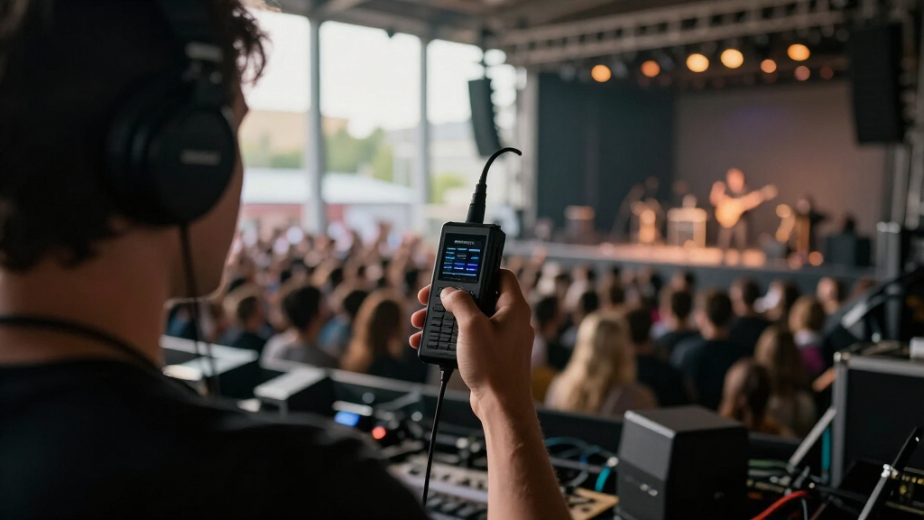handheld audio recorder for live concerts