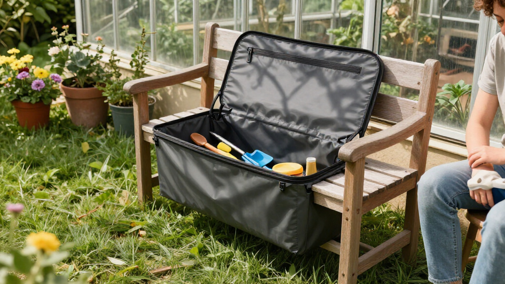 best waterproof storage benches for garden rooms