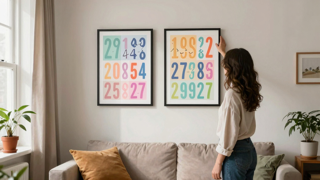 angel number wall art