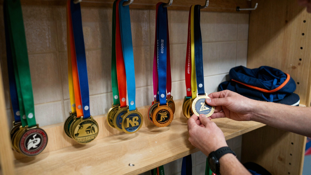 running medals displays