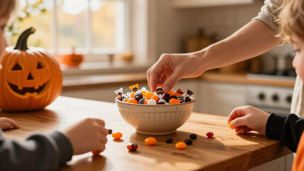 Halloween candy bowls