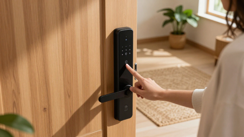 smart door lock fingerprint