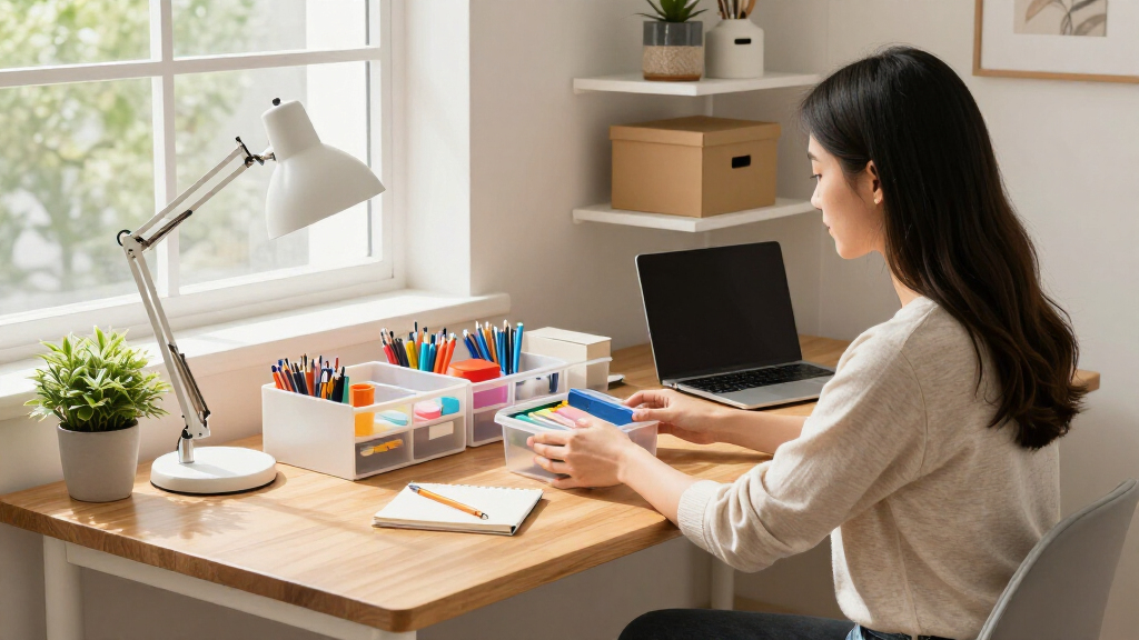 desk organization for students
