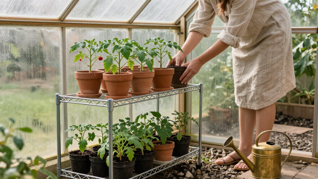 greenhouse shelving kits