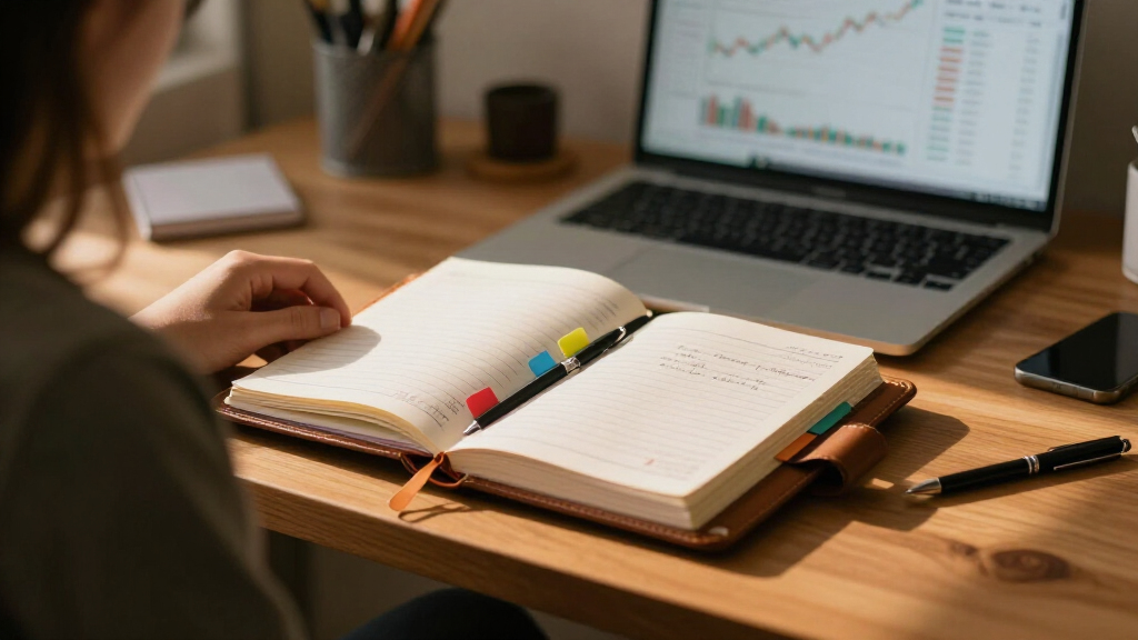 investment tracking notebooks