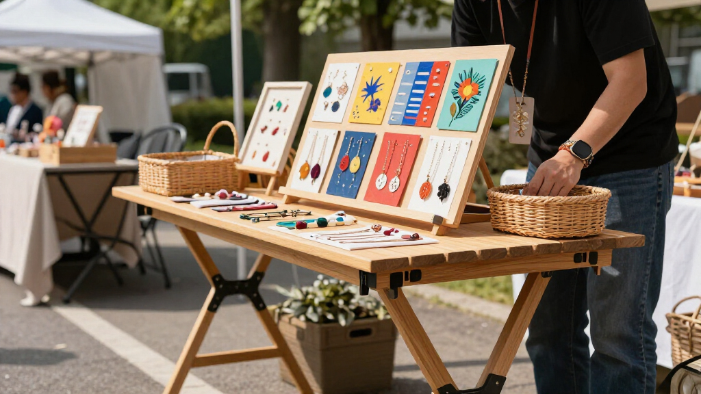 best folding tables for craft fairs