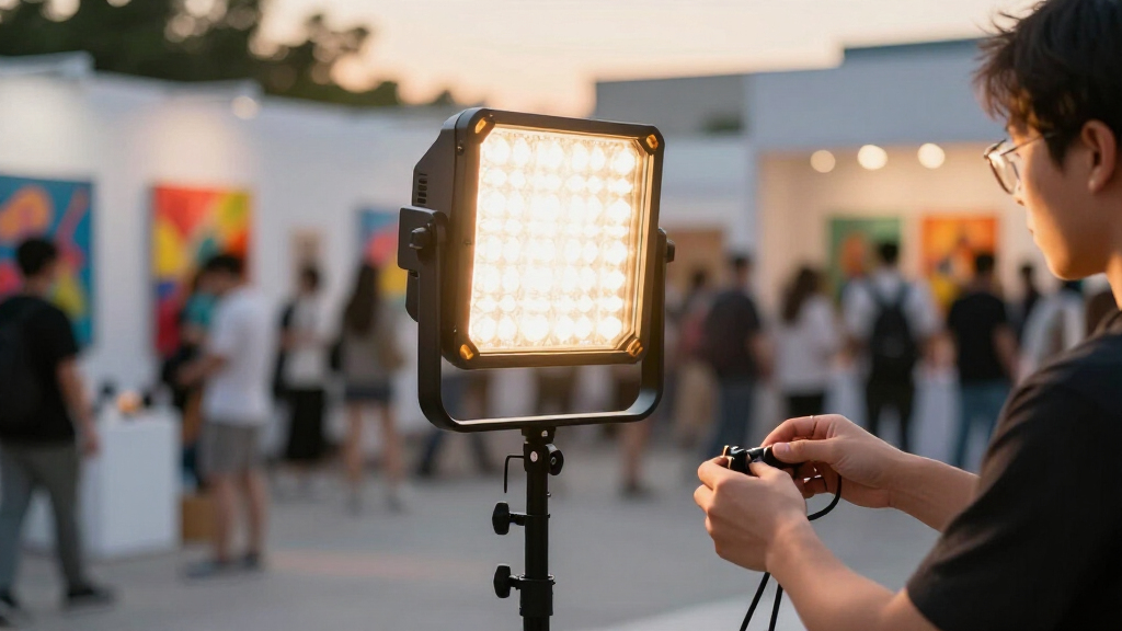 art fair booth lighting kit professional