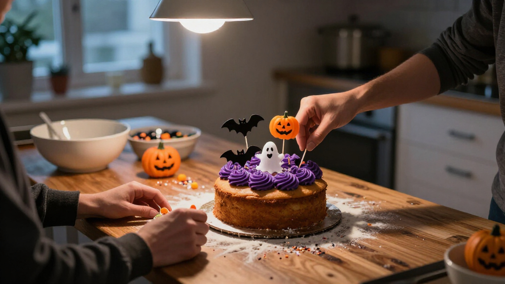 Halloween cake decorating toppers