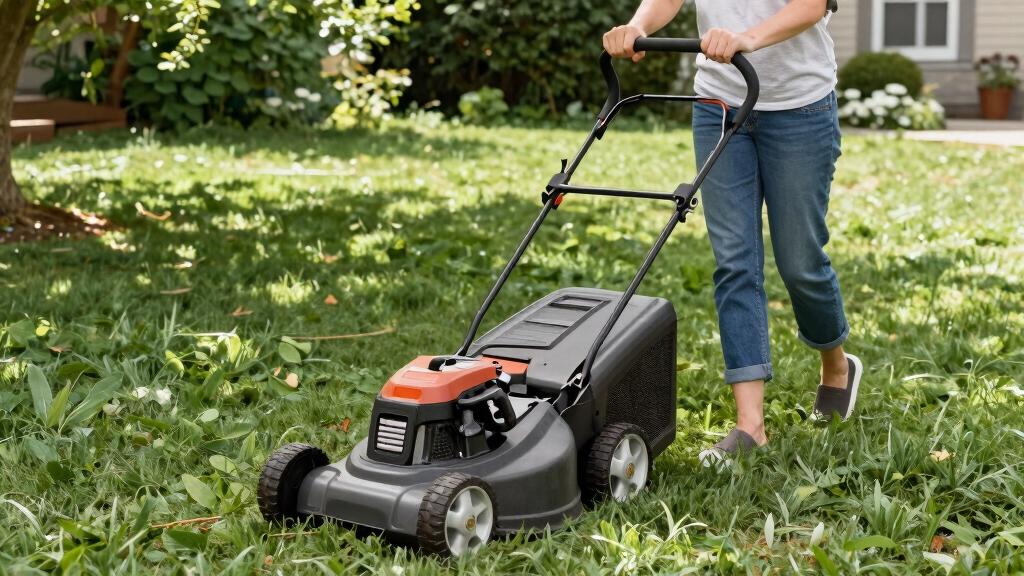 electric lawn mowers for dad