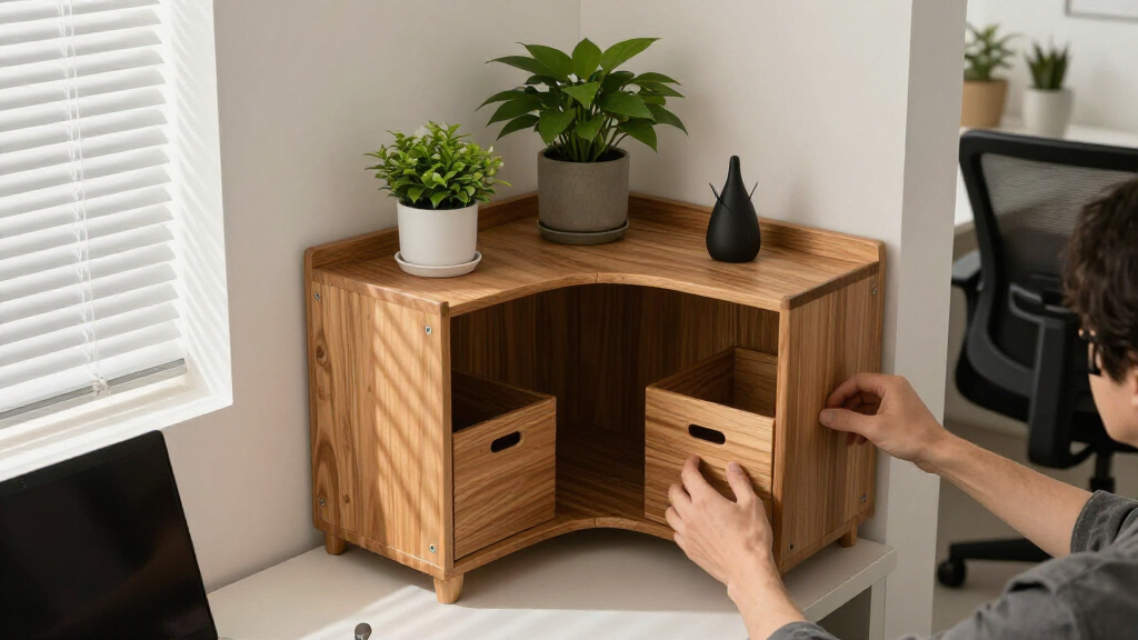 best corner storage shelf for office
