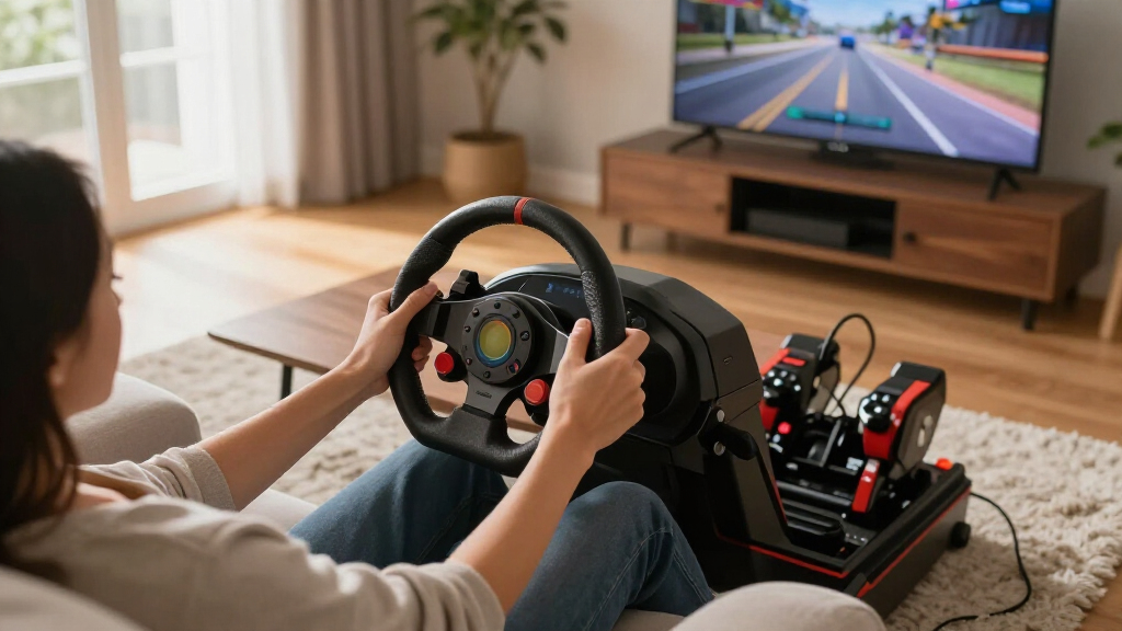 racing wheels and pedal sets for consoles