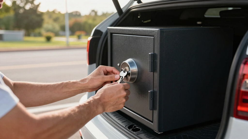best car safe lock box for road trips