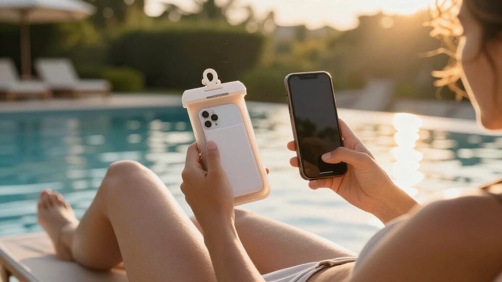 waterproof phone pouch for pool