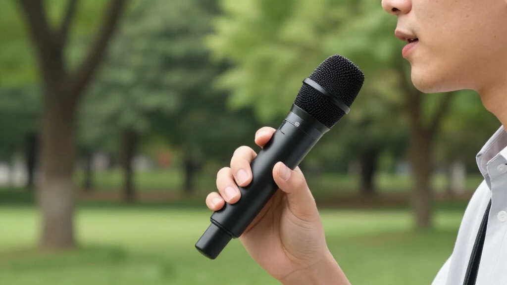 portable wireless microphones