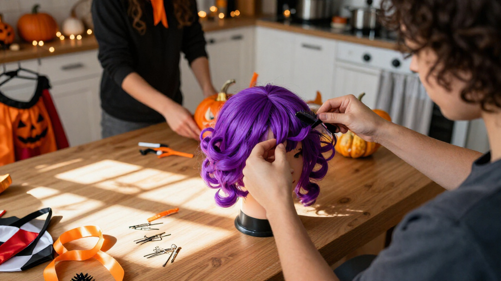 Halloween costume wigs