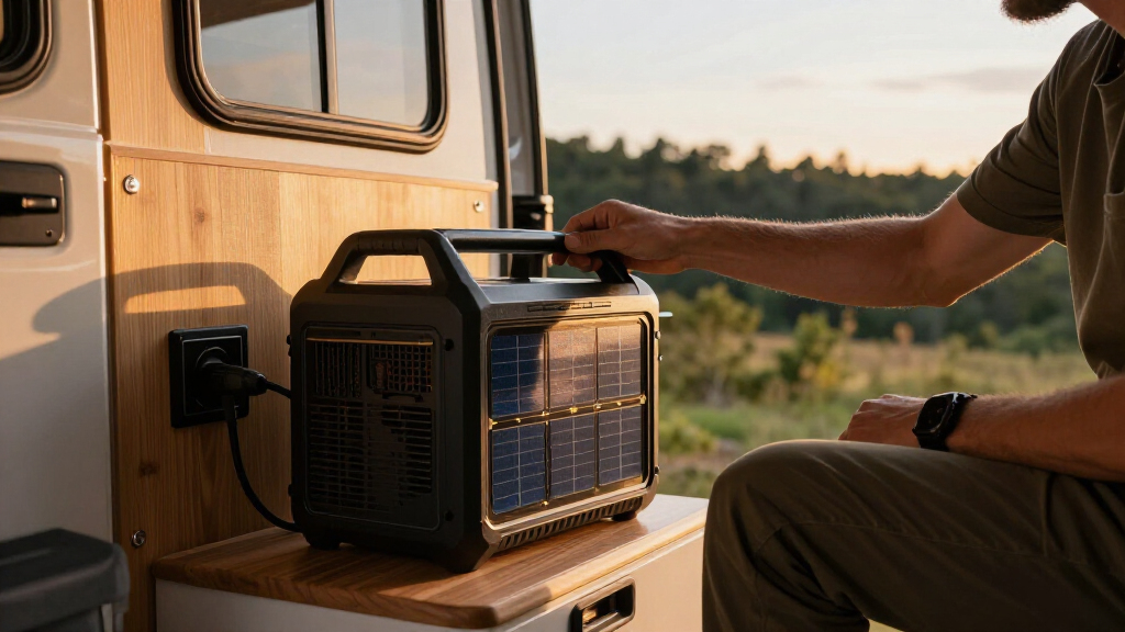 best solar generator for RV camping