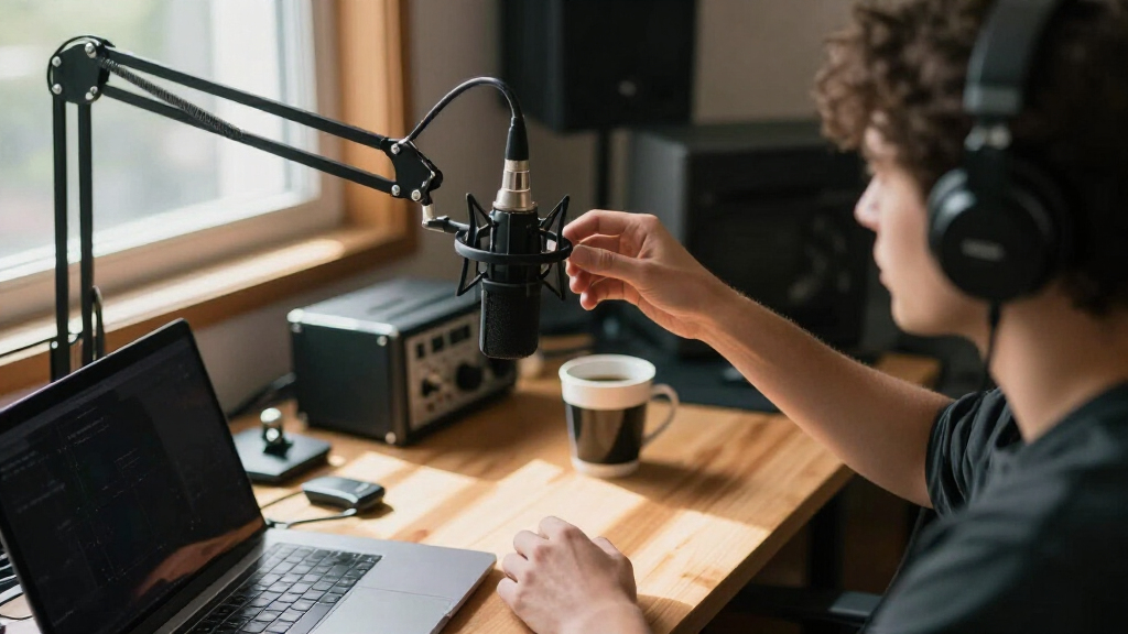 studio desk mounts for microphones