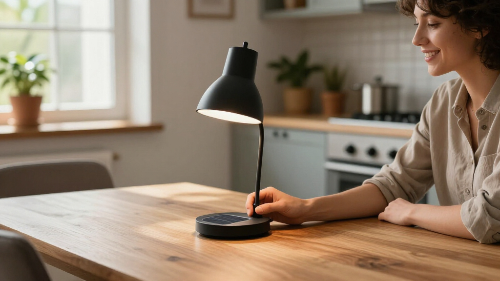 solar-powered desk lamps