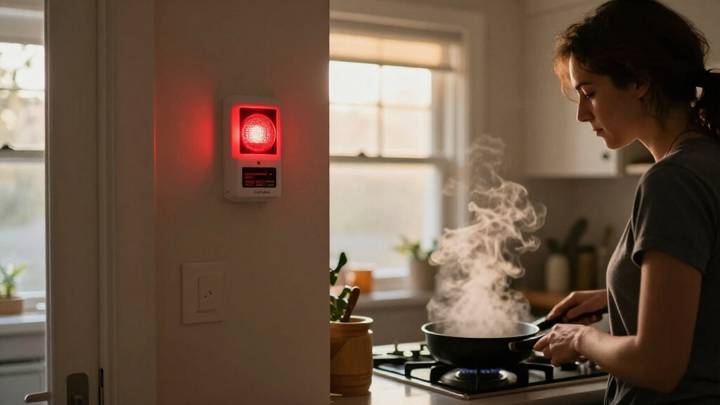 visual alert fire alarms for deaf