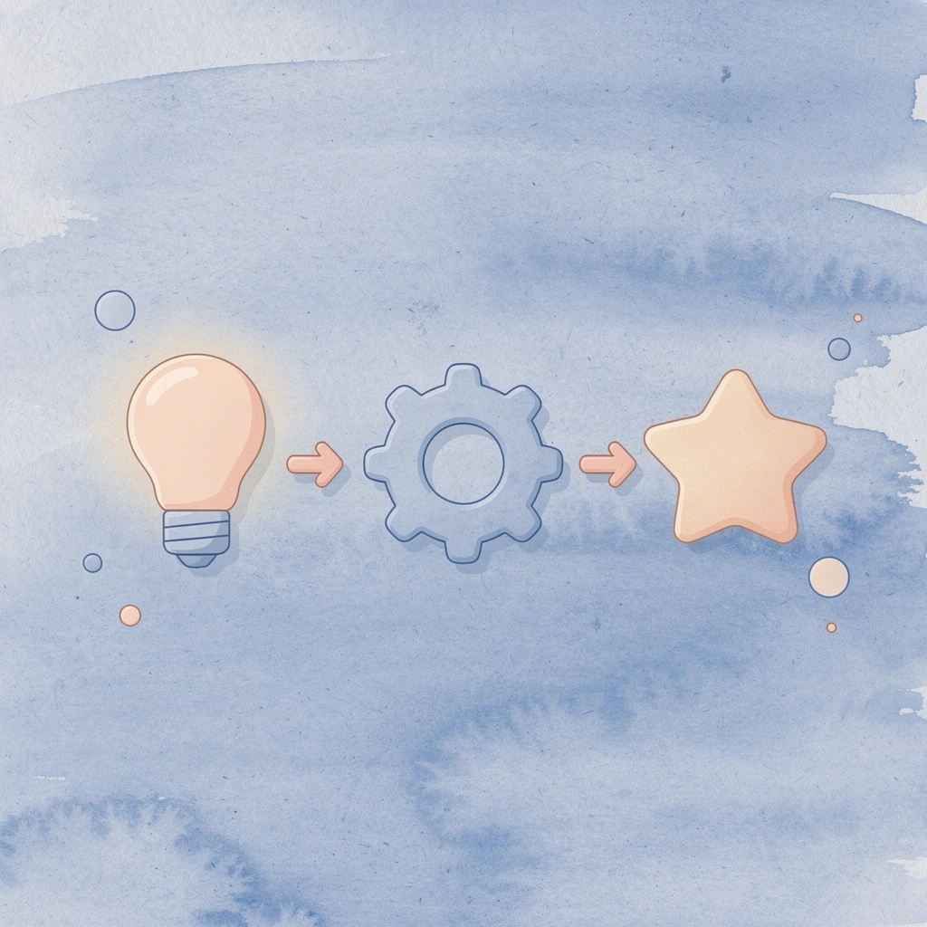 Three icons representing timing, channel, and offer in hotel revenue strategy