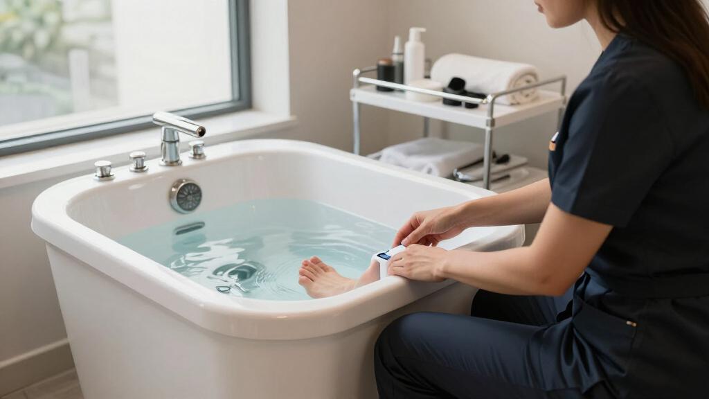 whirlpool pedicure basin professional