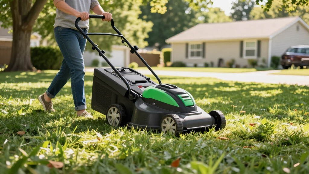 electric lawn mowers