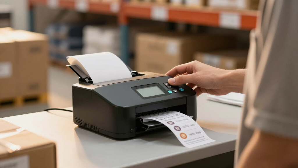 Wireless label printer for fulfillment