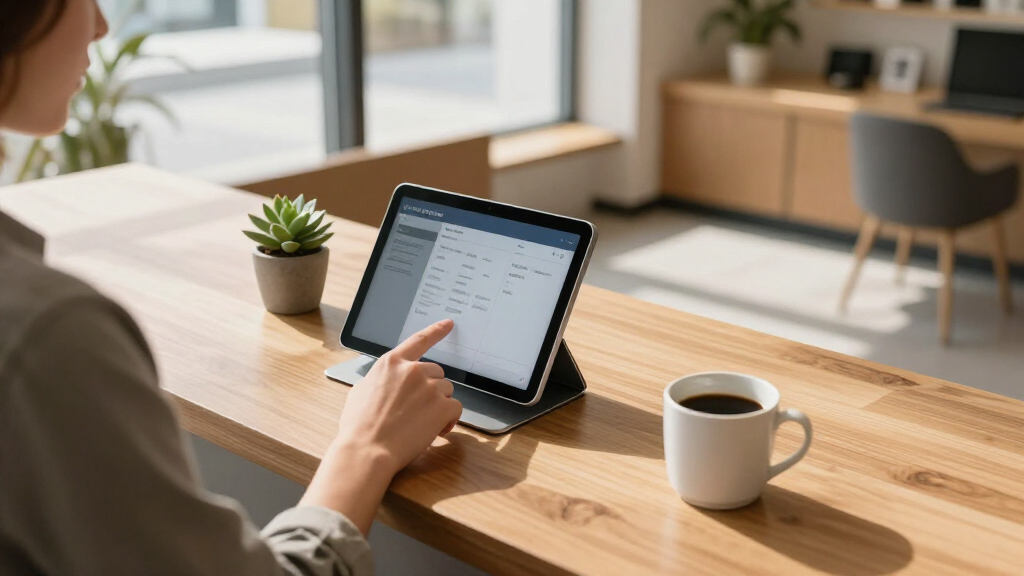 best self-check-in tablet stand for receptions